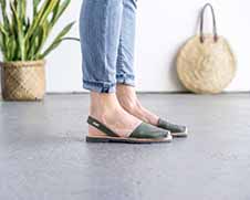 Outlet FINAL SALE - Classic Style Women Forest Green